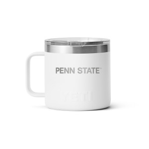 Yeti 14oz white mug with Penn State image